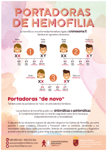 Infografia Hemofilia PORTADORAS 1